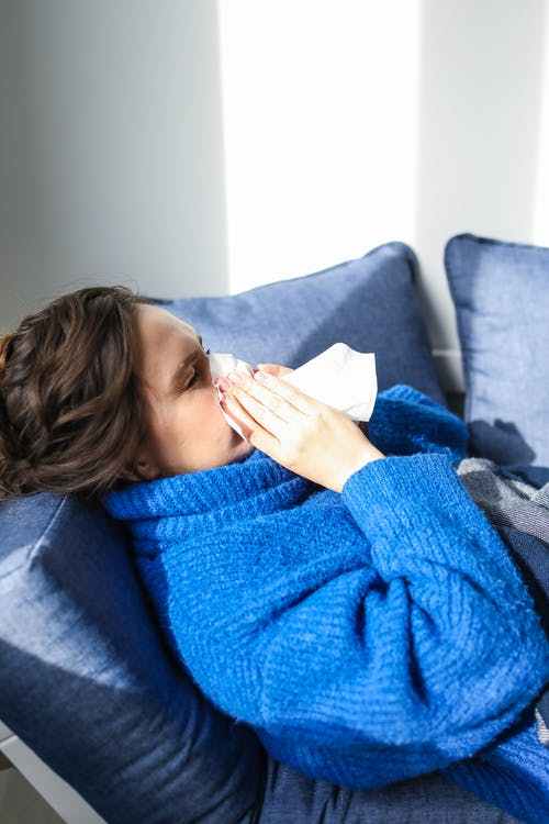 Sick Woman Cold